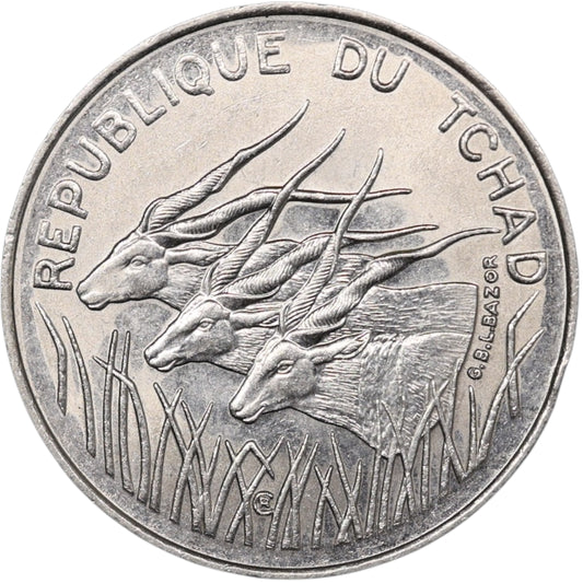 República del Chad 100 Francos 1990