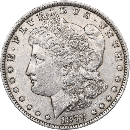 États Unis Dollar Morgan 1879 O La Nouvelle Orléans Argent 26.68 gr