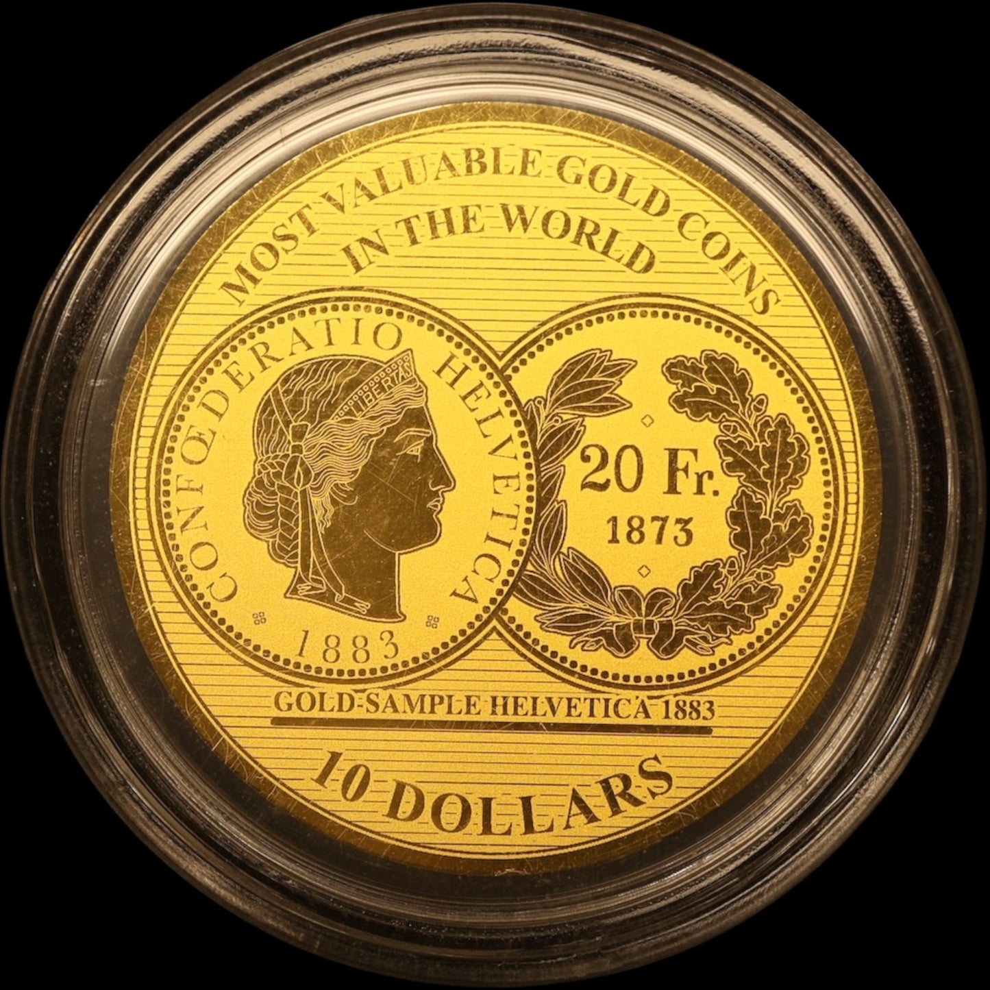 Coffret Îles Salomon 2018 7 pièces de 10 Dollars 1/100ème Once Or .999 BE