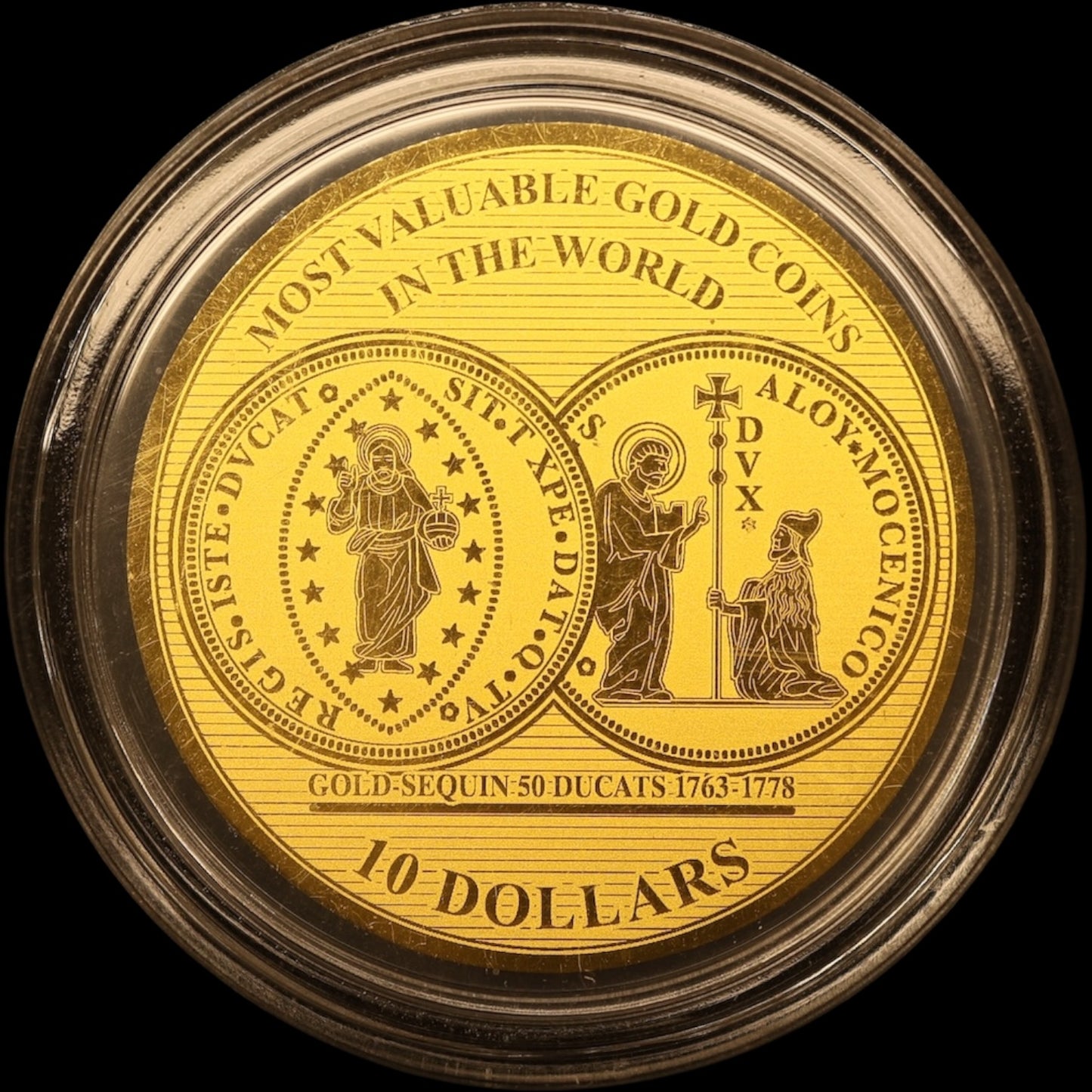 Coffret Îles Salomon 2018 7 pièces de 10 Dollars 1/100ème Once Or .999 BE