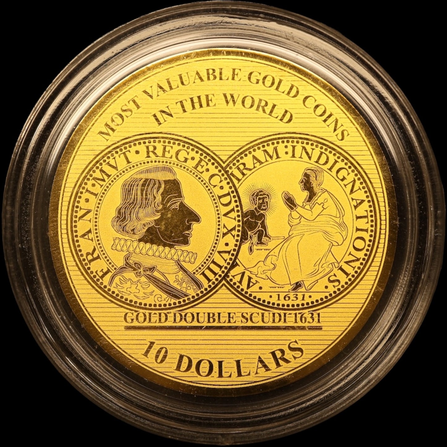 Coffret Îles Salomon 2019 7 pièces de 10 Dollars 1/100ème Once Or .999 BE
