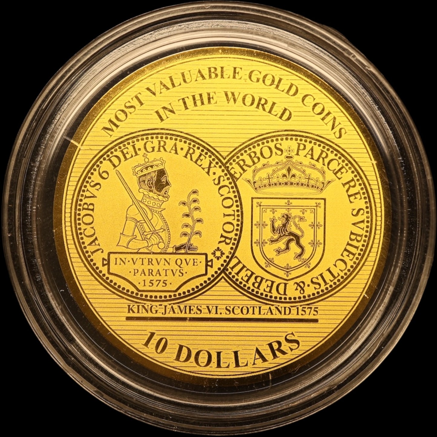 Coffret Îles Salomon 2019 7 pièces de 10 Dollars 1/100ème Once Or .999 BE