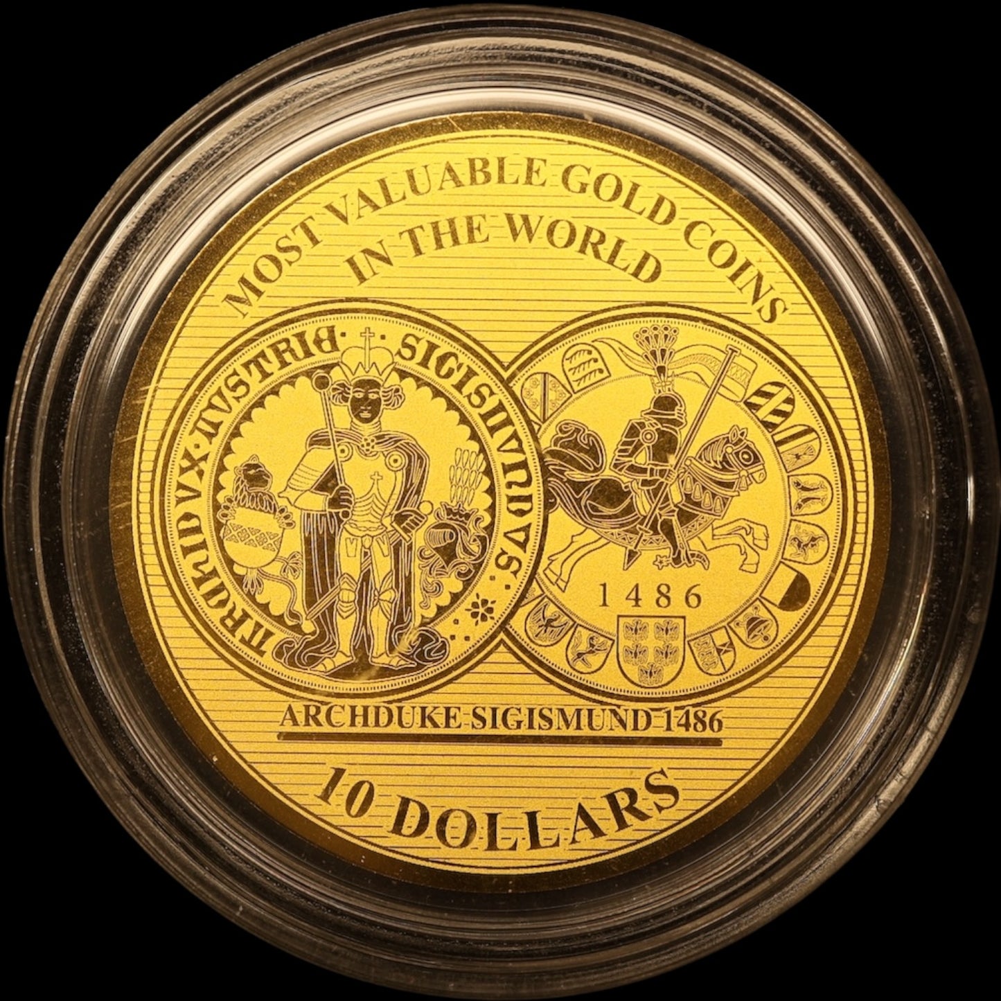 Coffret Îles Salomon 2019 7 pièces de 10 Dollars 1/100ème Once Or .999 BE