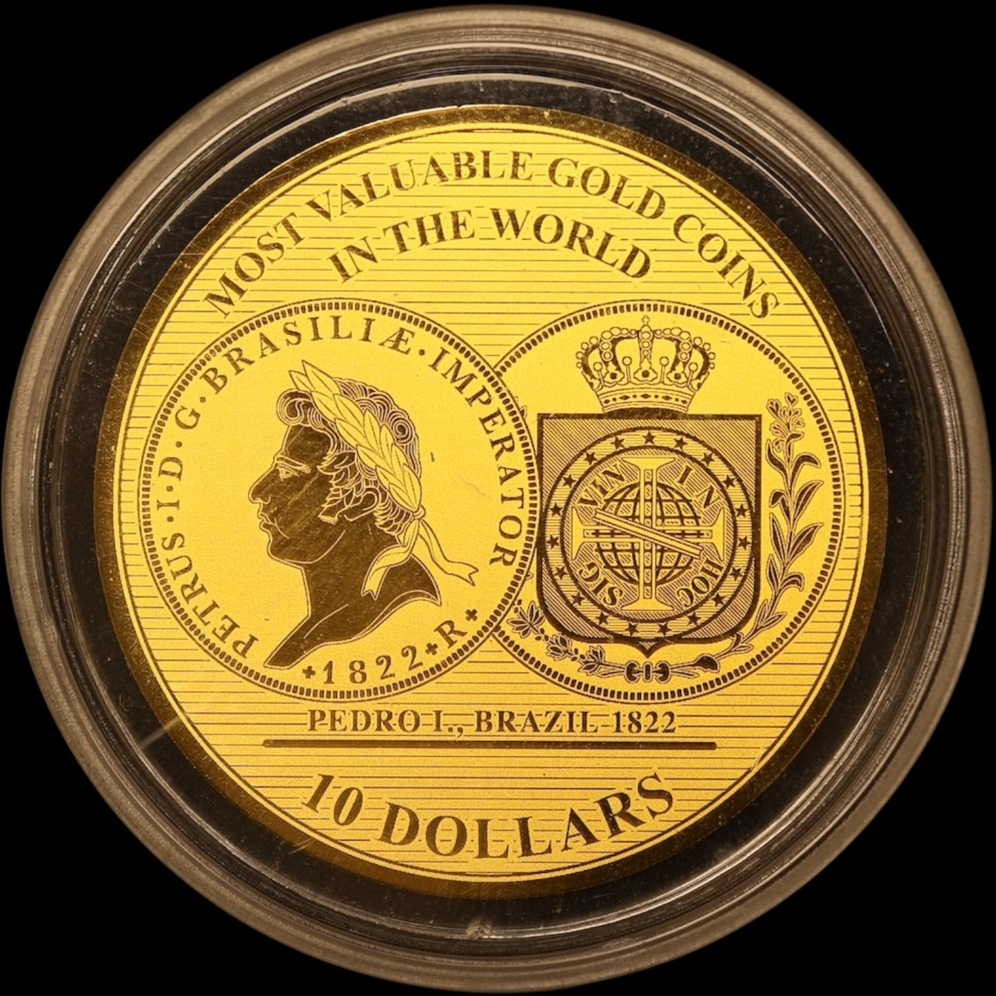 Coffret Îles Salomon 2019 7 pièces de 10 Dollars 1/100ème Once Or .999 BE