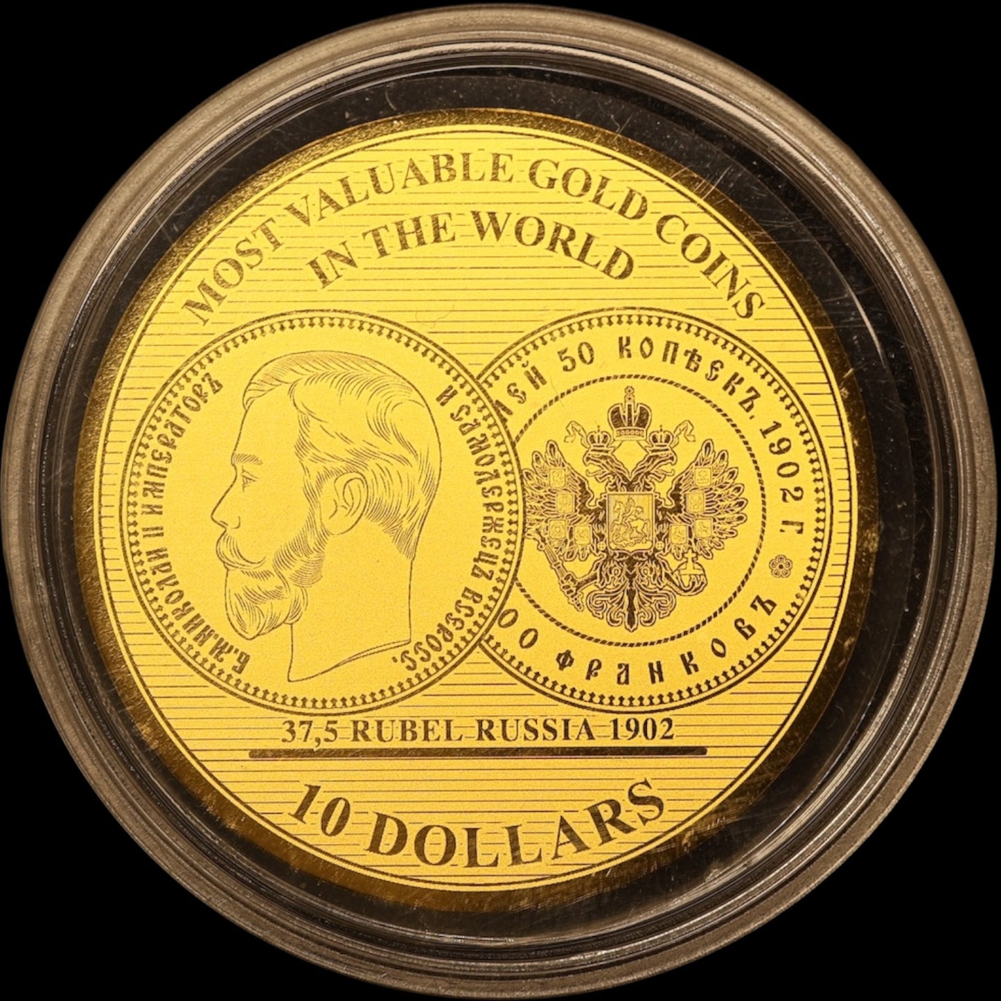 Coffret Îles Salomon 2019 7 pièces de 10 Dollars 1/100ème Once Or .999 BE