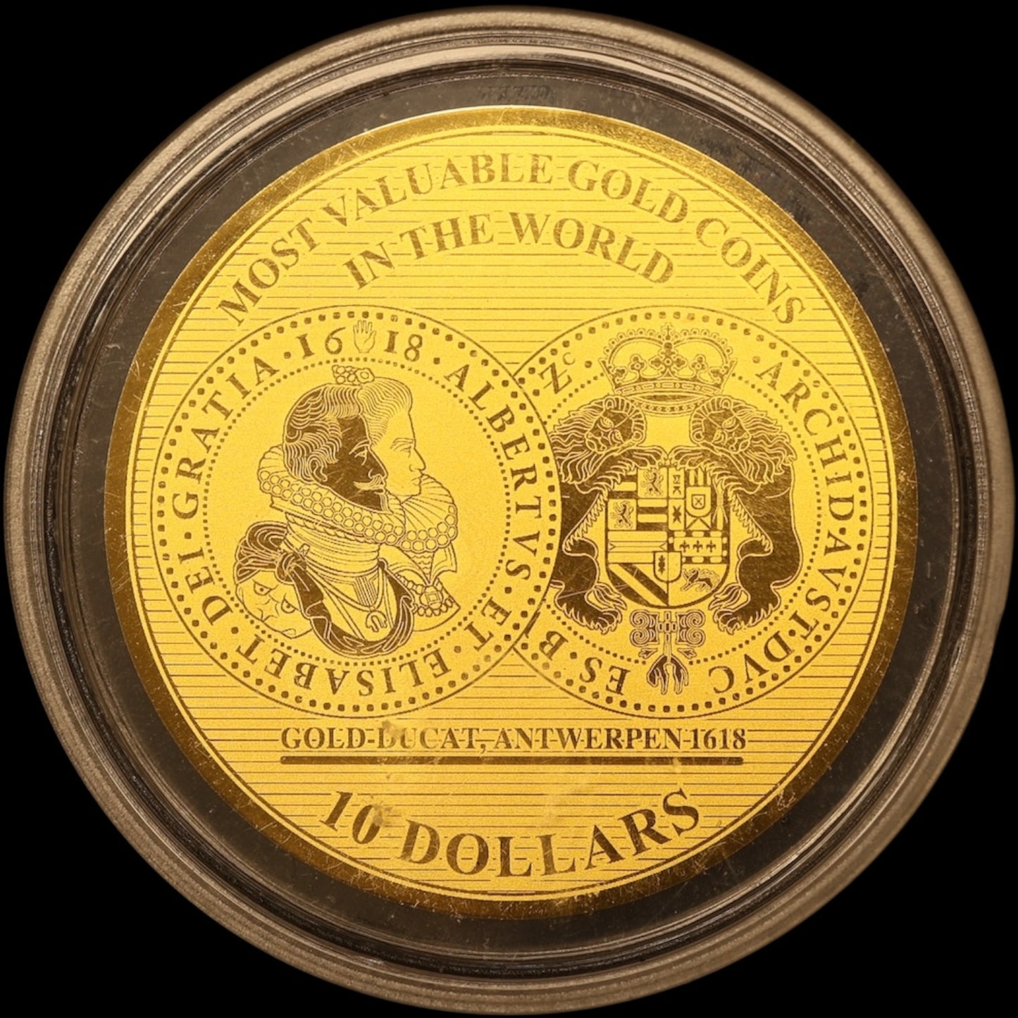 Coffret Îles Salomon 2019 7 pièces de 10 Dollars 1/100ème Once Or .999 BE