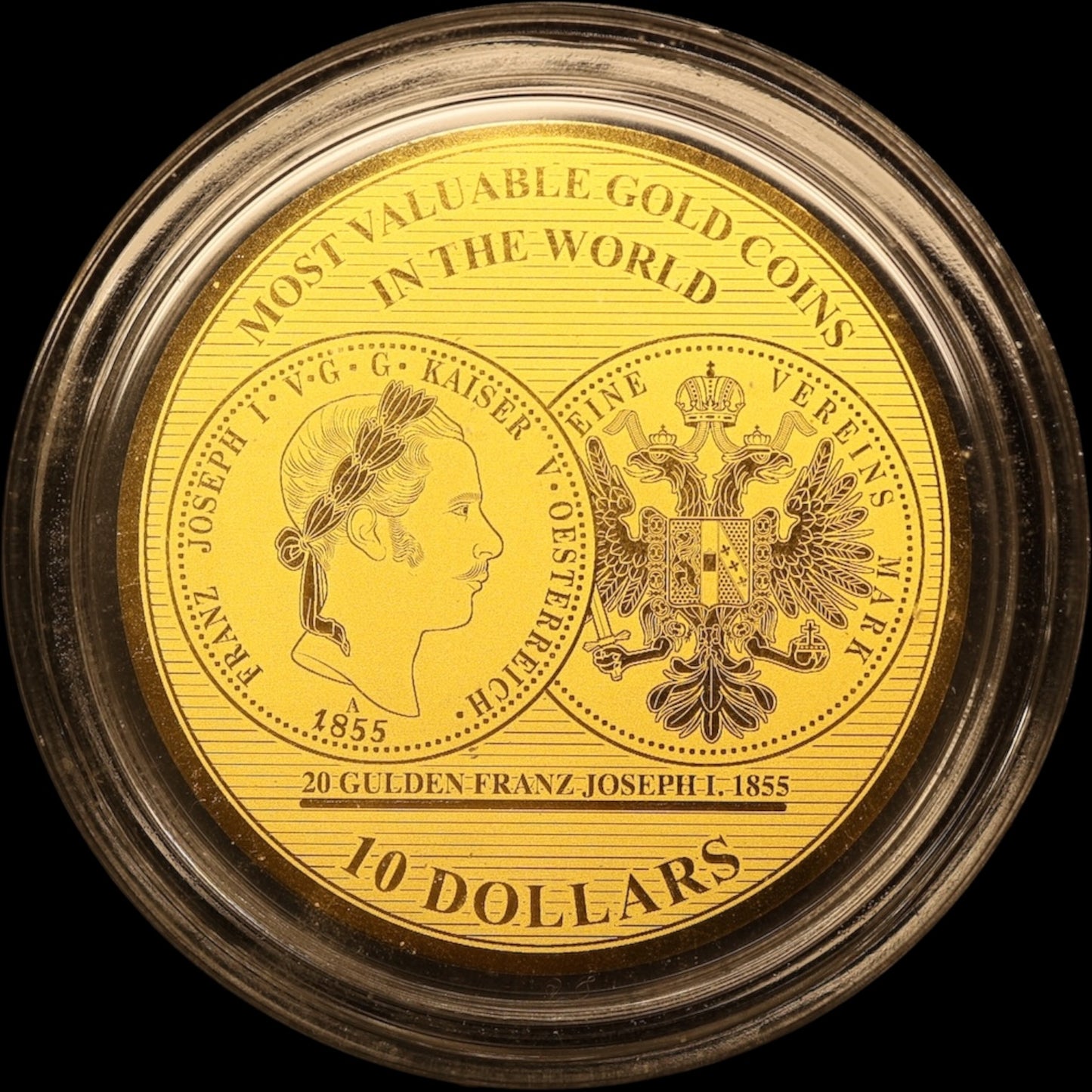 Coffret Îles Salomon 2019 7 pièces de 10 Dollars 1/100ème Once Or .999 BE