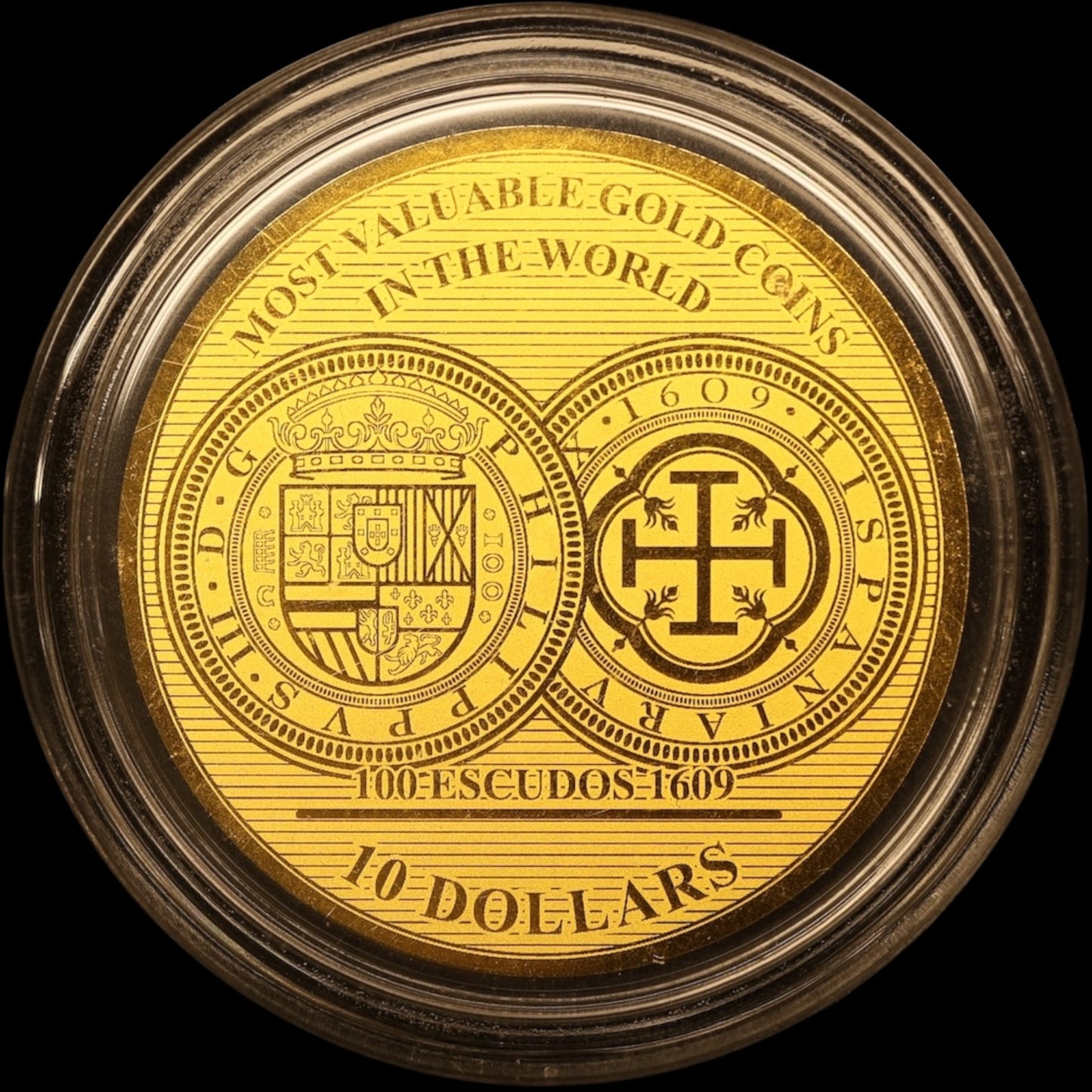 Coffret Îles Salomon 2017 7 pièces de 10 Dollars 1/100ème Once Or .999 BE