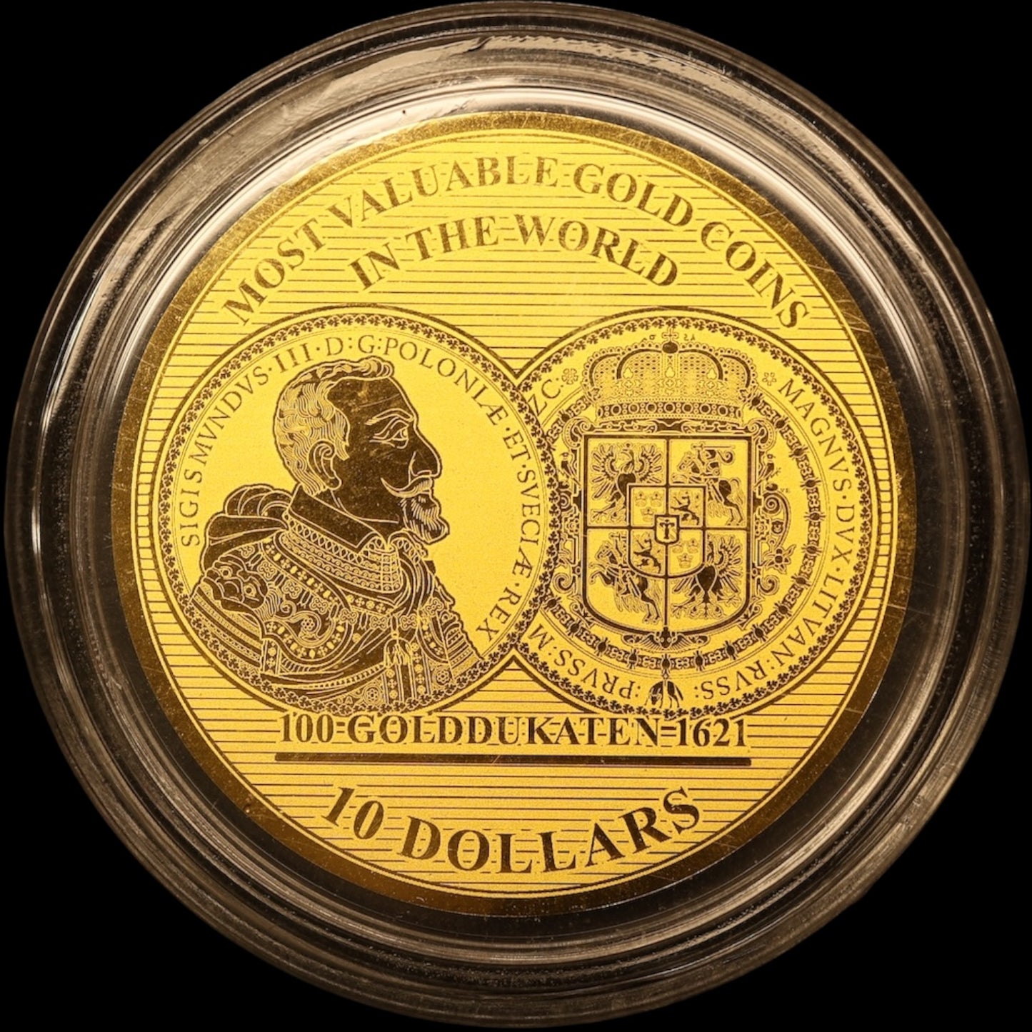Coffret Îles Salomon 2017 7 pièces de 10 Dollars 1/100ème Once Or .999 BE