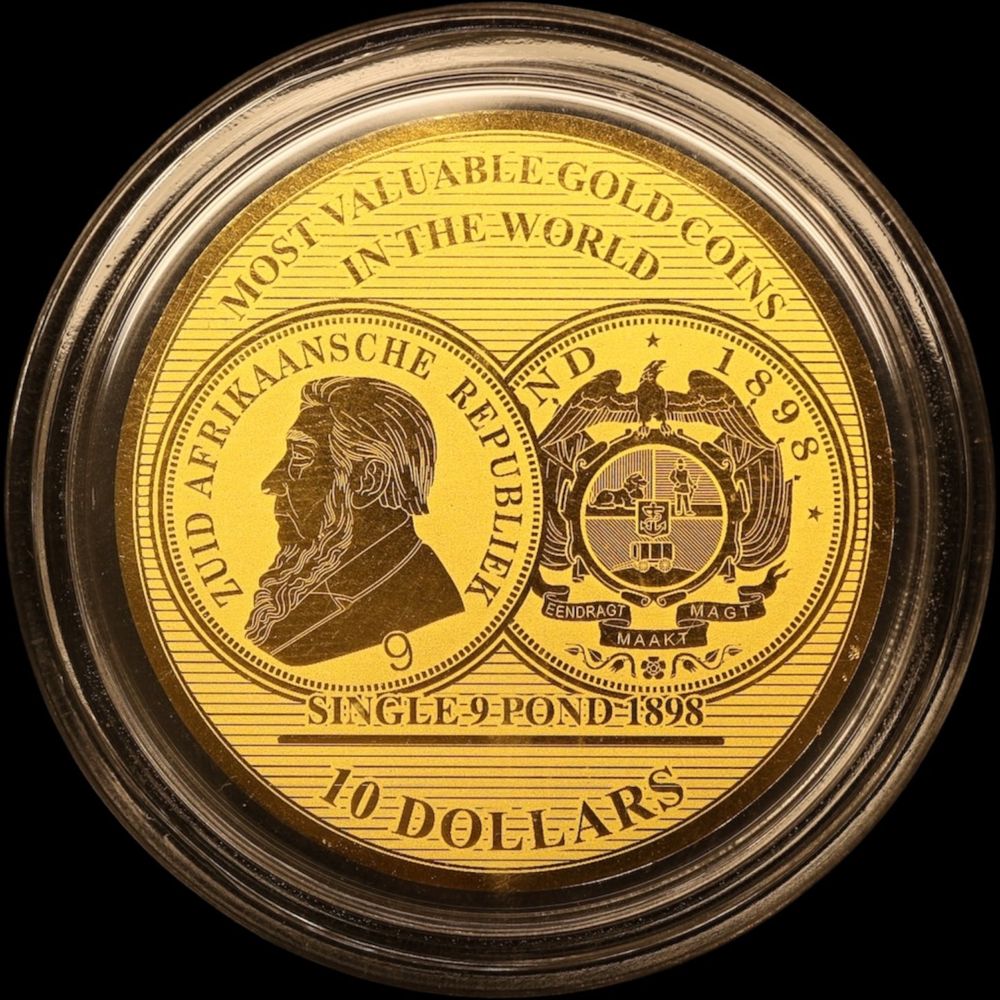 Coffret Îles Salomon 2017 7 pièces de 10 Dollars 1/100ème Once Or .999 BE