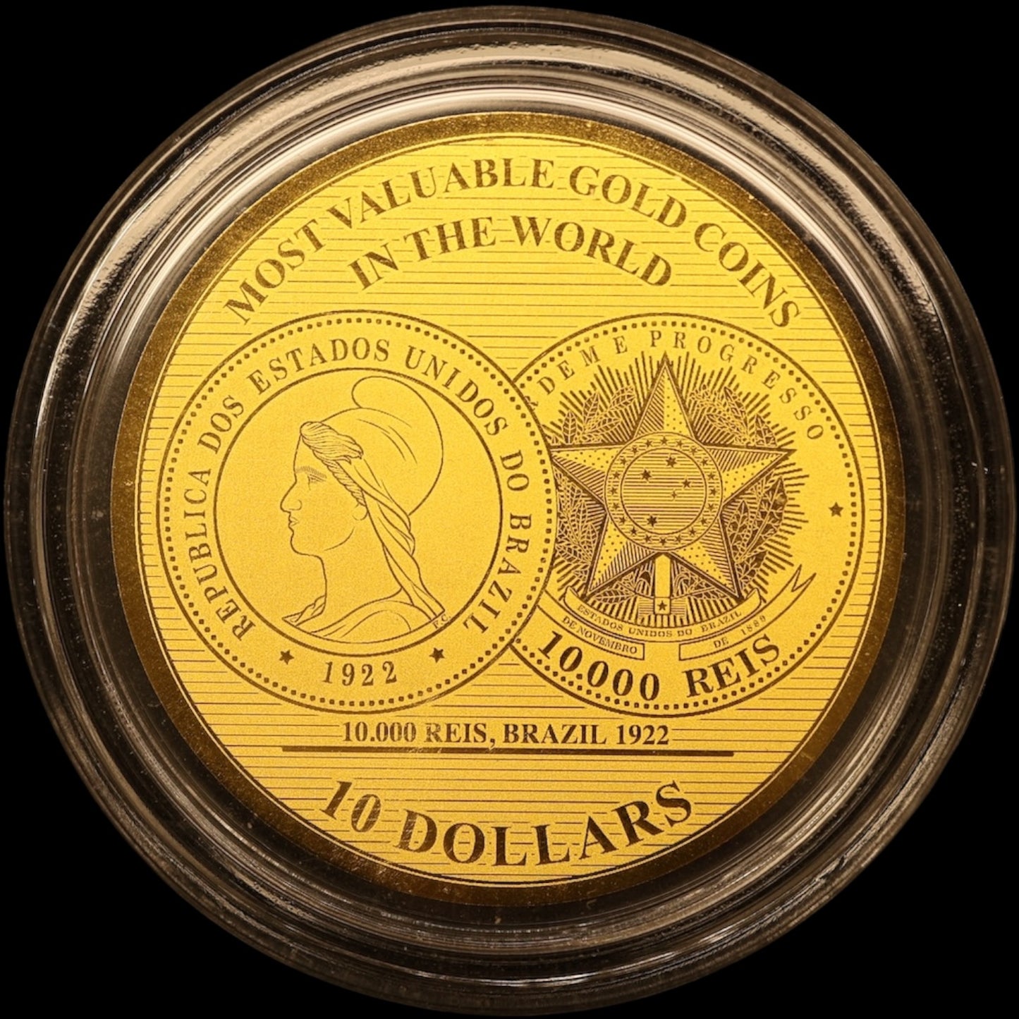 Coffret Îles Salomon 2020 7 pièces de 10 Dollars 1/100ème Once Or .999 BE