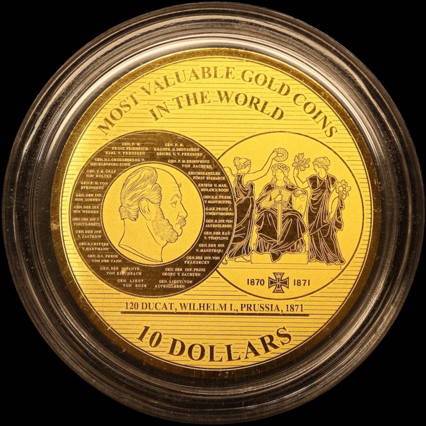 Coffret Îles Salomon 2020 7 pièces de 10 Dollars 1/100ème Once Or .999 BE