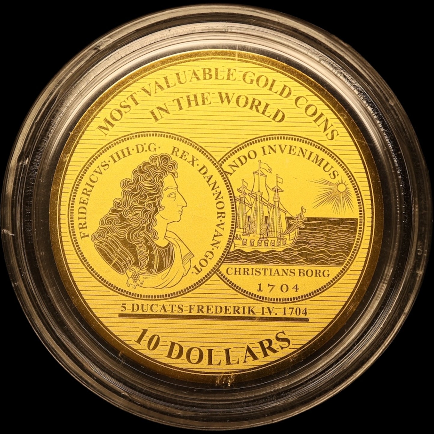 Coffret Îles Salomon 2020 7 pièces de 10 Dollars 1/100ème Once Or .999 BE