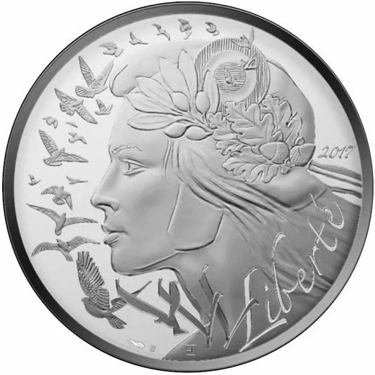 Monnaie de Paris 20 Euros 2017 BE Marianne Liberté Argent Dans son coffret