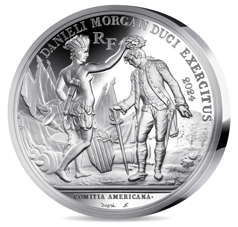 Monnaie de Paris 20 Euros 2024 BE Bataille de Cowpens Argent 1 oz Dans son coffret