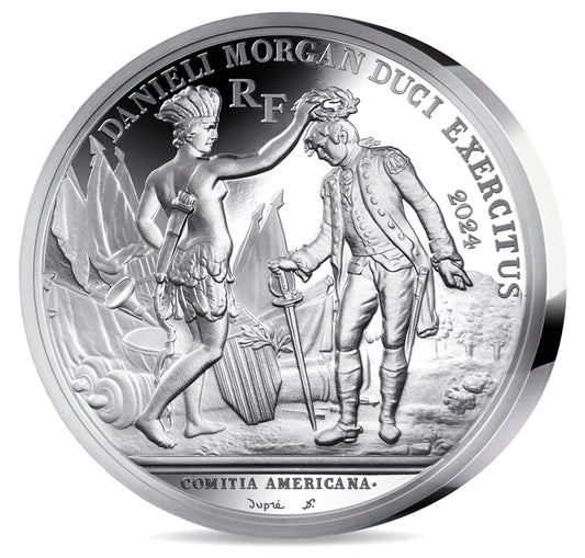 Monnaie de Paris 20 Euros 2024 BE Bataille de Cowpens Argent 1 oz Dans son coffret