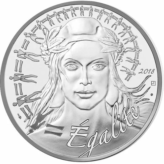 Monnaie de Paris 20 Euros 2018 BE Marianne Egalité Argent Dans son coffret (Copie)