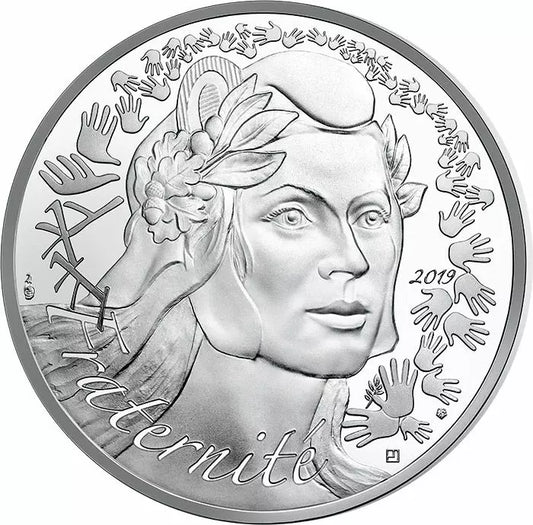 Monnaie de Paris 20 Euros 2019 BE Marianne Fraternité Argent Dans son coffret (Copie) (Copie)
