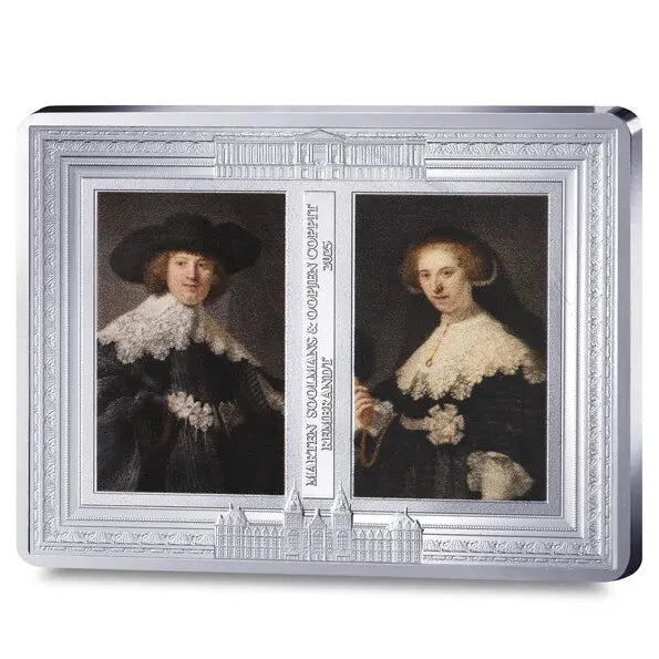Monnaie de Paris 10 Euros 2025 BE Rembrandt Marten Soolmans et Oopjen Coppit Argent .999 Dans son coffret
