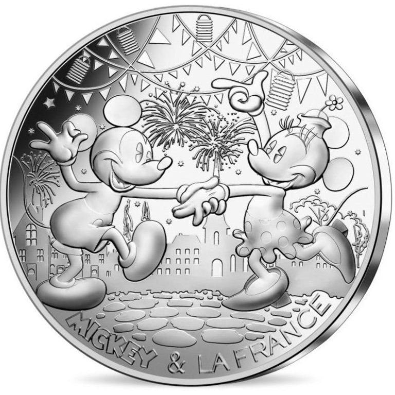Monnaie de Paris 50 Euros 2018 Mickey & la France Argent 41 gr