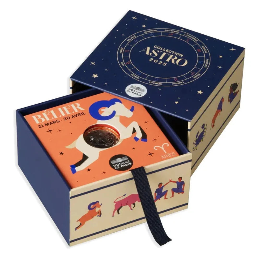 Monnaie de Paris Collection Astro 2025 5 Euros Coffret complet 12 Monnaies