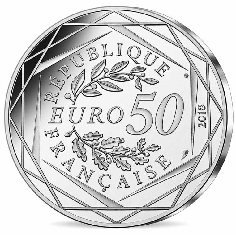 Monnaie de Paris 50 Euros 2018 Mickey & la France Argent 41 gr