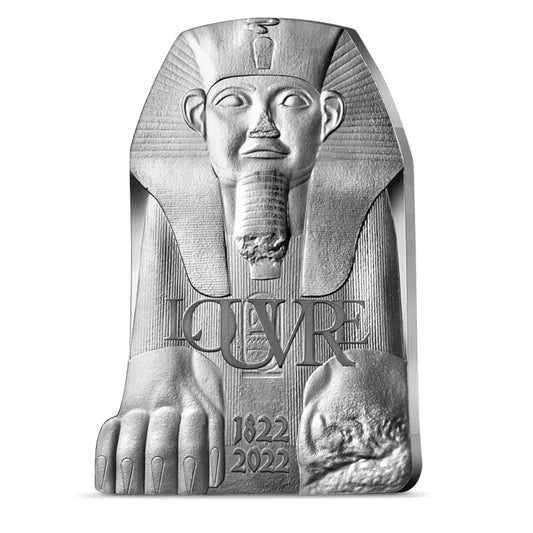 Monnaie de Paris 10 Euros 2022 BE Musée de Louvre Sphinx Excellence à la française Argent Dans son coffret