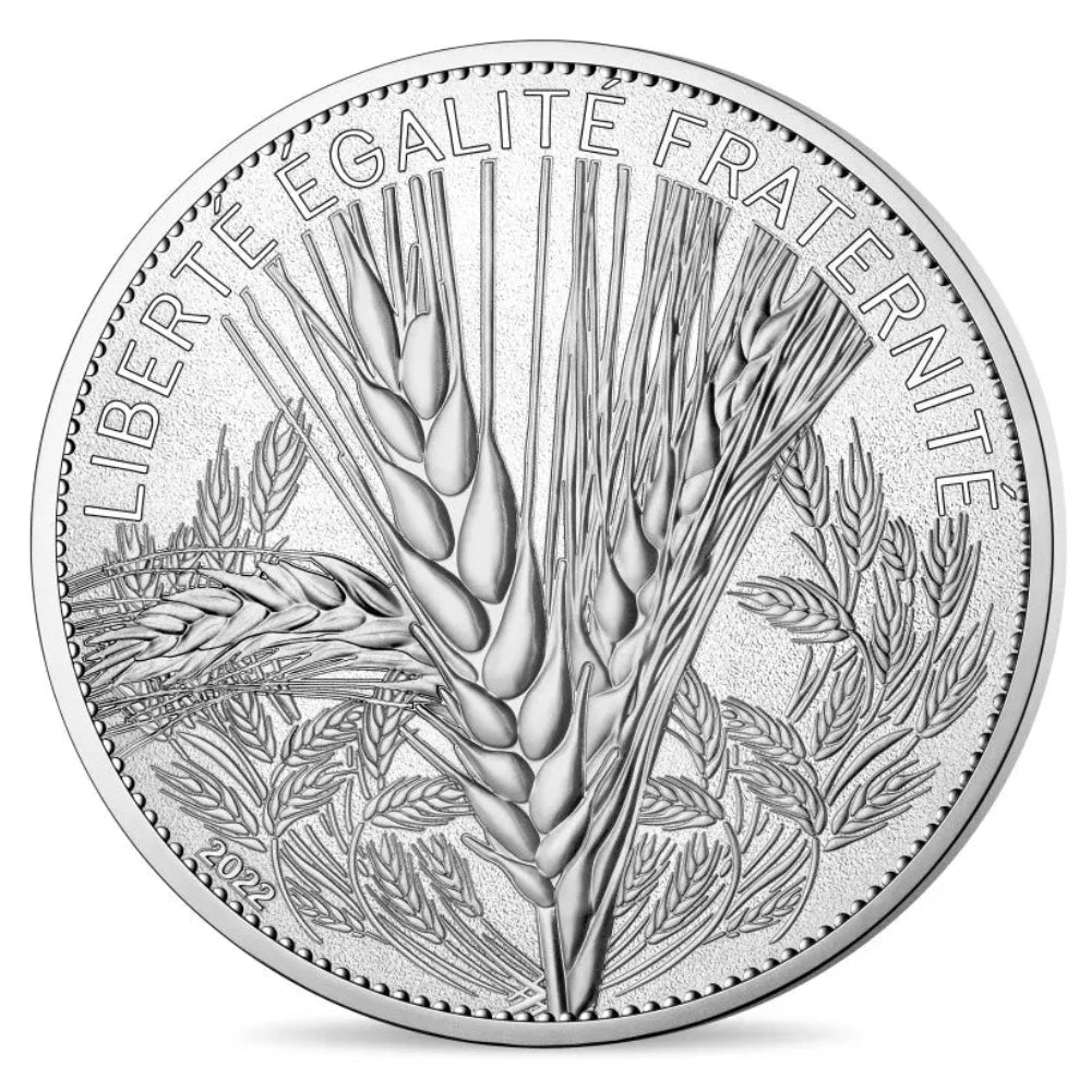 Monnaie de Paris 100 Euros 2022 Blé Argent Dans son écrin