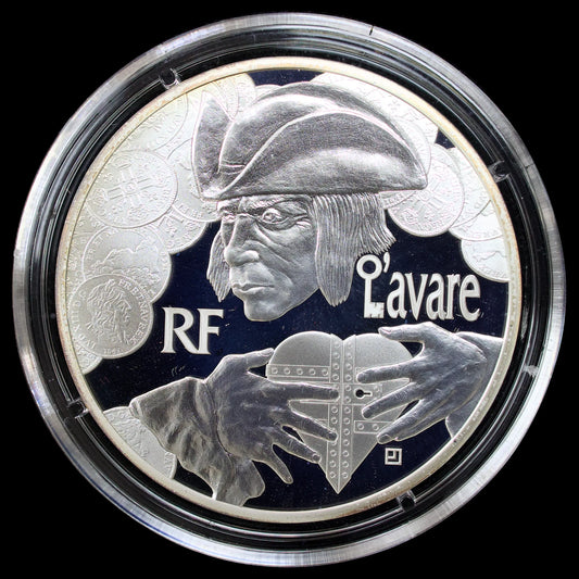 Monnaie de Paris 10 Euros 2014 Harpagon Molière Argent 22.2 gr Belle Epreuve
