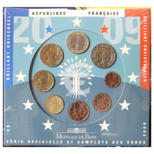 Monnaie de Paris Série Officielle des Euros 2009 Brillant Universel BU
