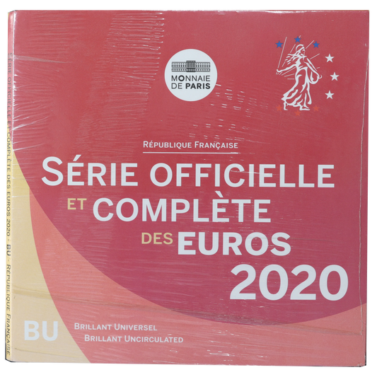 Monnaie de Paris Série Officielle des Euros 2020 Brillant Universel BU