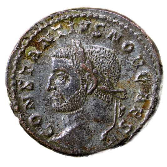 Constance I (305-306) Follis de Trèves TR (c dans le champ) 11.37 gr