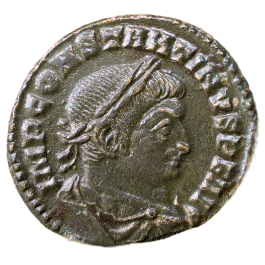 Constantin I (307-337) Follis de Lyon (PLC) R/ MARTI CONSERVATORI AVG 2.60 gr