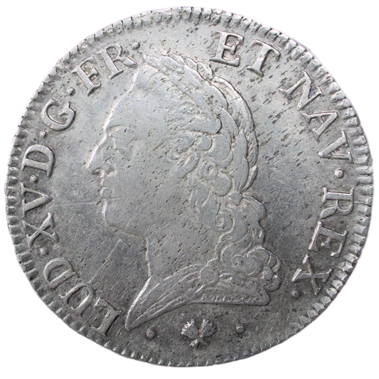Louis XV (1715-1774) Ecu à la vieille tête 1774 L Bayonne 29.24 gr