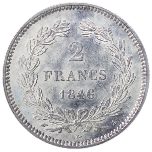 Louis Philippe I (1830-1848) 2 Francs 1846 A Paris 9.96 gr