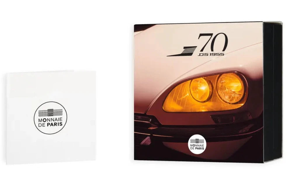 Monnaie de Paris 10 Euros 2025 BE DS Automobiles 70 ans Argent dans son coffret