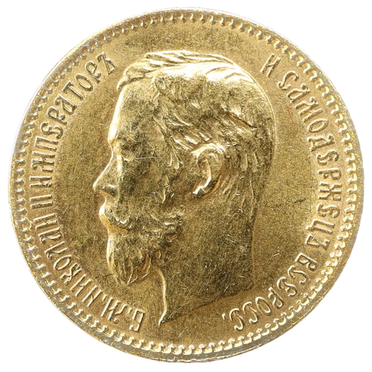 Russie Nicolas II (1894-1917) 5 Roubles Or 1901 Saint Pétersbourg 4,29 gr