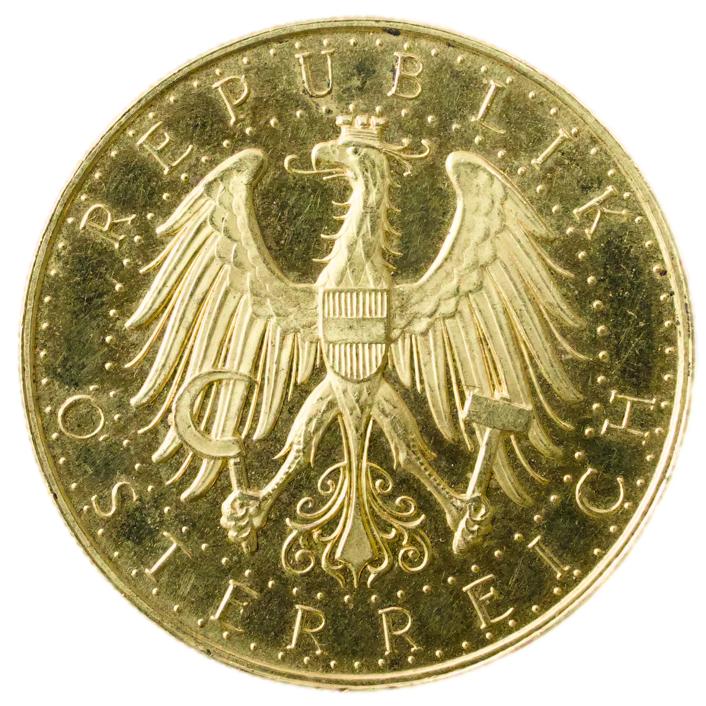 Autriche 1ère République (1919-1934) 100 Schilling 1927 Vienne Or 23.57 gr