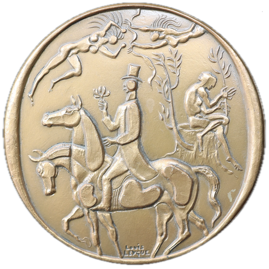 Médaille Louis LEYGUE à la Monnaie - Paris - 1978 - Cuivre 230.59 gr 82 mm EE/500