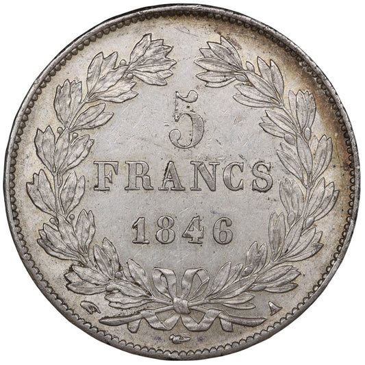 Louis-Philippe Ier (1830-1848) 5 Francs 1846 A Paris Argent 25.00 gr
