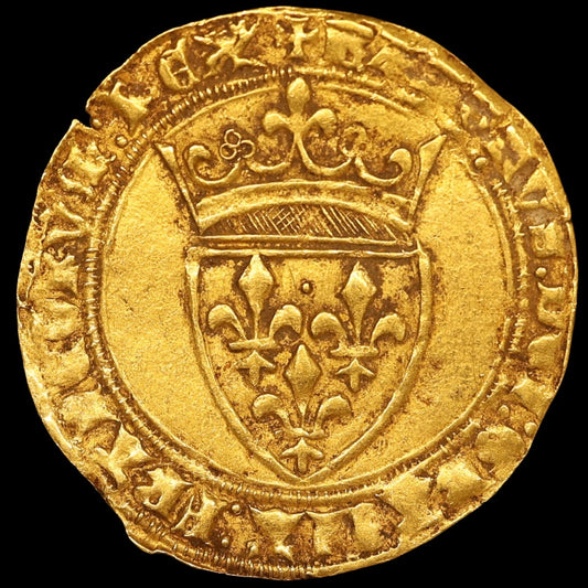 Charles VI (1380-1422) Ecu d'or à la Couronne Toulouse Or 3.78 gr