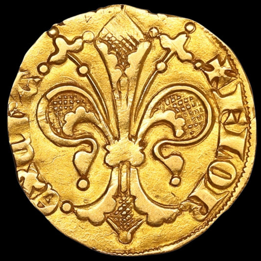 Normandie Comté d'Evreux Charles le Mauvais (1332-1387) Florin d'or Évreux 3.34 gr