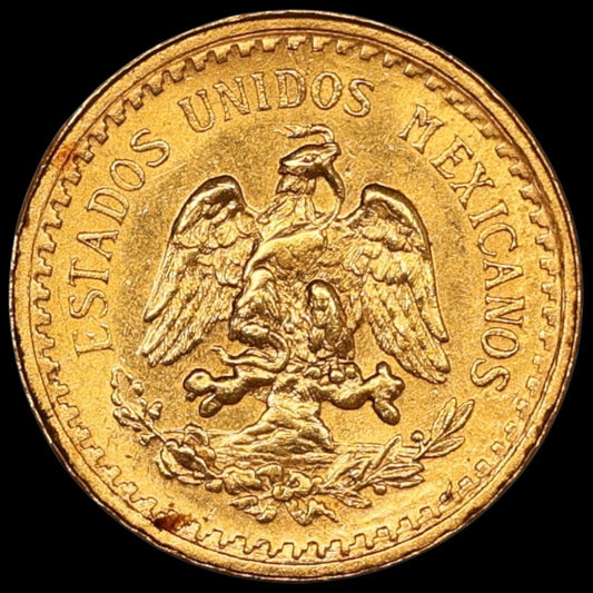 Mexique 2 1/2 Dos y medio Pesos 1945 Or 2.07 gr