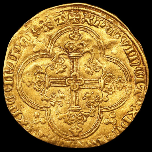 Royaume de France Jean II le Bon (1350-1364) Franc à cheval 1360 Or 3.75 gr