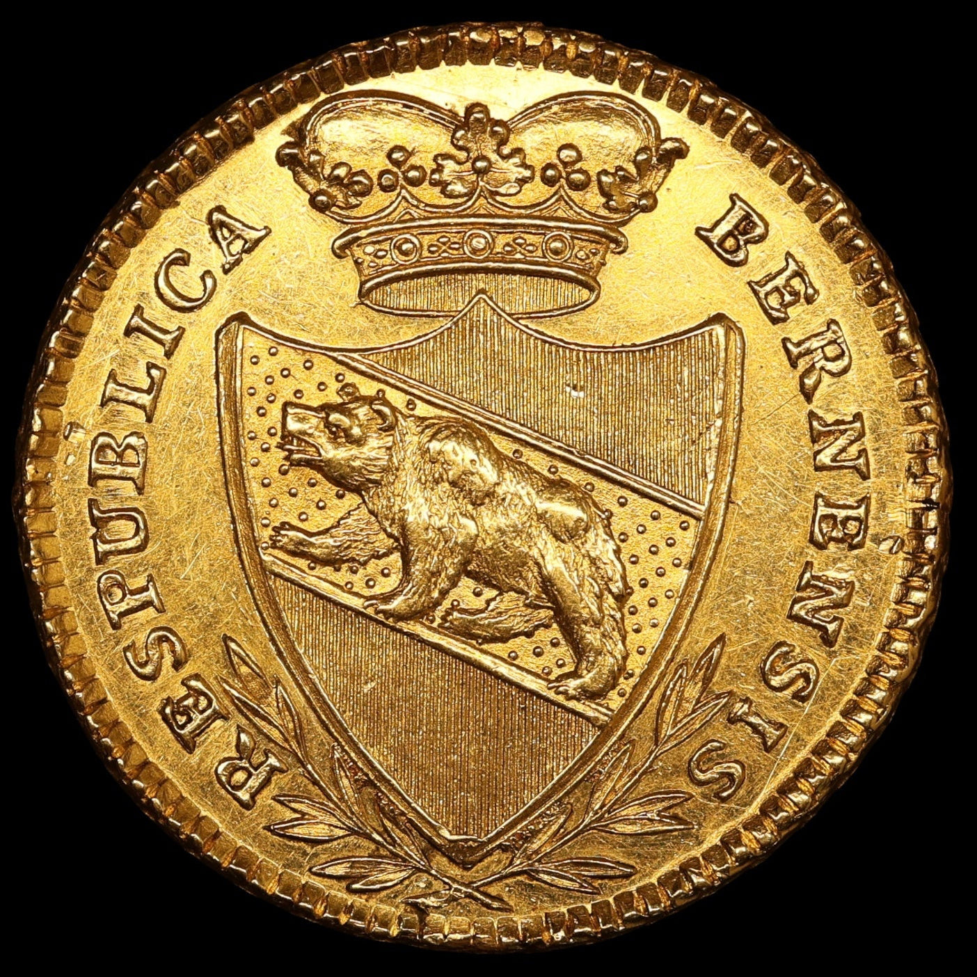 Suisse Canton de Berne 2 Duplone 1796 Or 15.23 gr