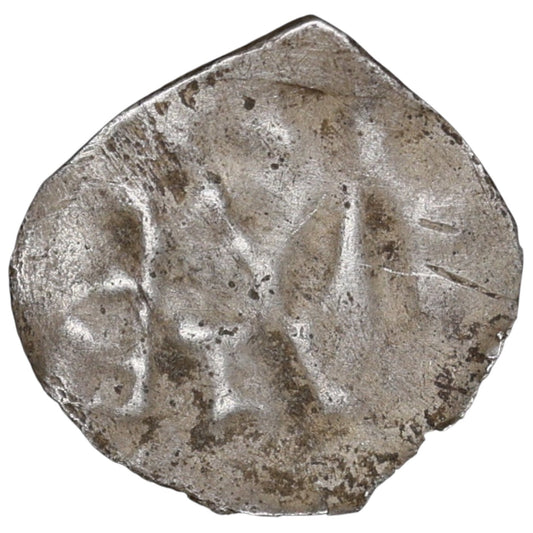 Mérovingiens Moyen-âge MELLE obole d'argent Monogramme ME 0.41 gr