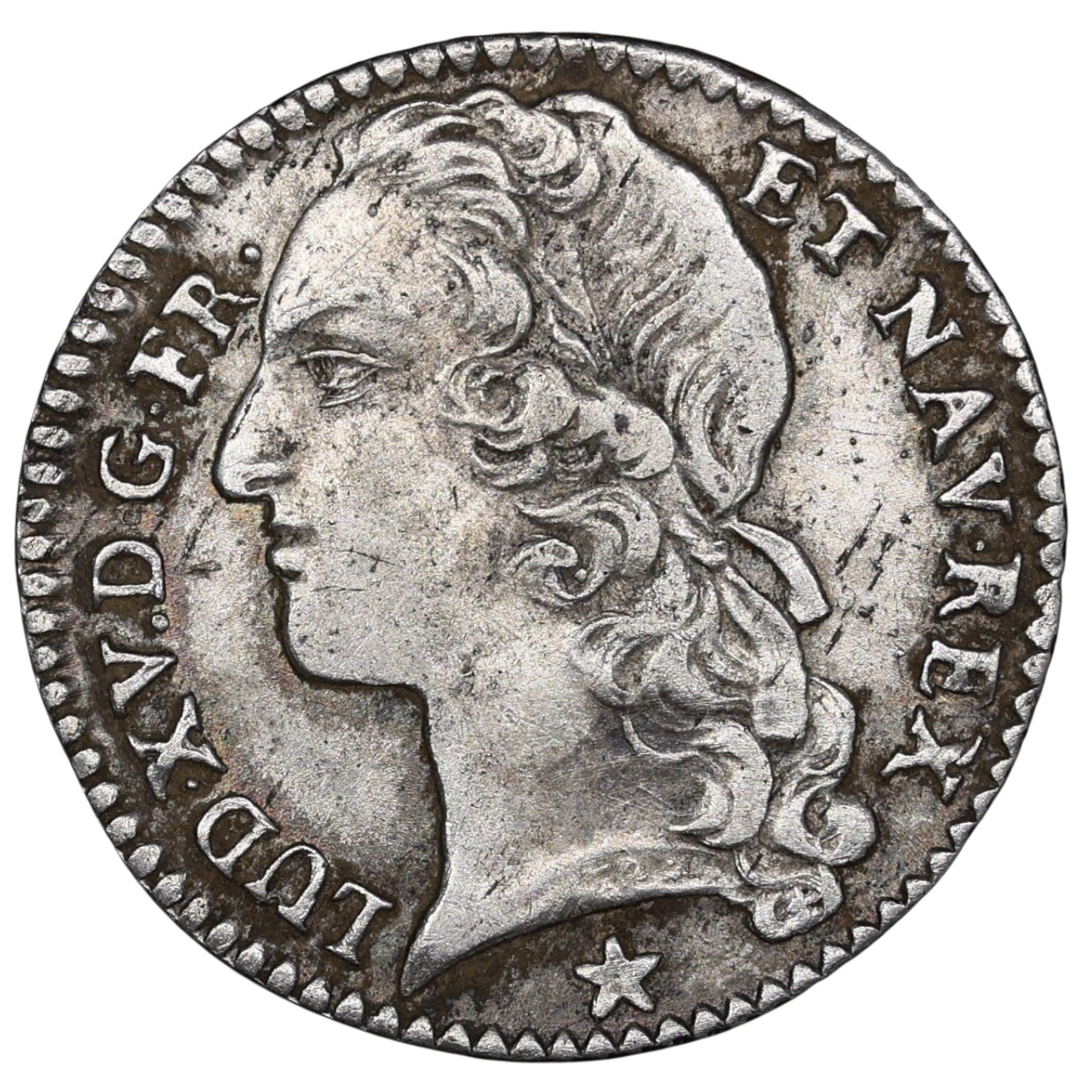 Louis XV (1715-1774) 1/10 ème écu au bandeau 1741 R Orléans 2.80 gr