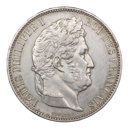 Monnaie de visite Louis-Philippe Ier (1830-1848) Module de 5 Francs 1831 Rouen argent 25.21 gr