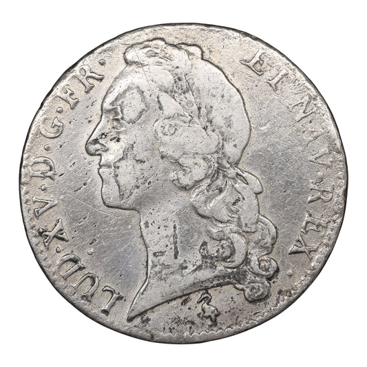 Louis XV (1715-1774) Shield with headband 1758 A Paris Silver 28.33 gr