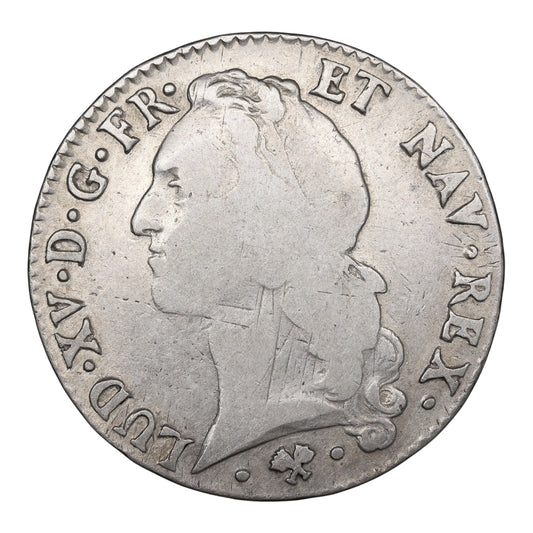 Louis XV (1715-1774) Shield with headband 1767 L Bayonne Silver 28.64 gr